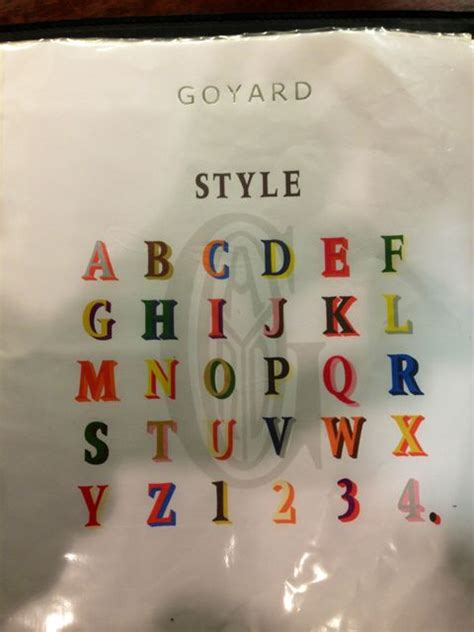 goyard font style|goyard online sign in.